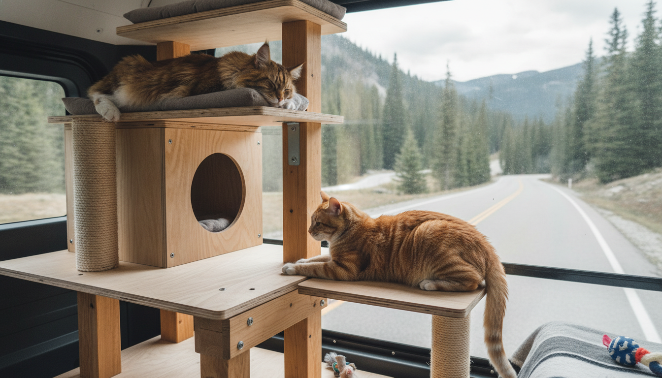 Wooden Cat Trees for Large Cats: Stability & Durability