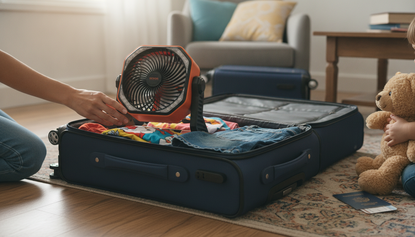 Battery-Operated Fans on Planes: TSA & Packing Tips