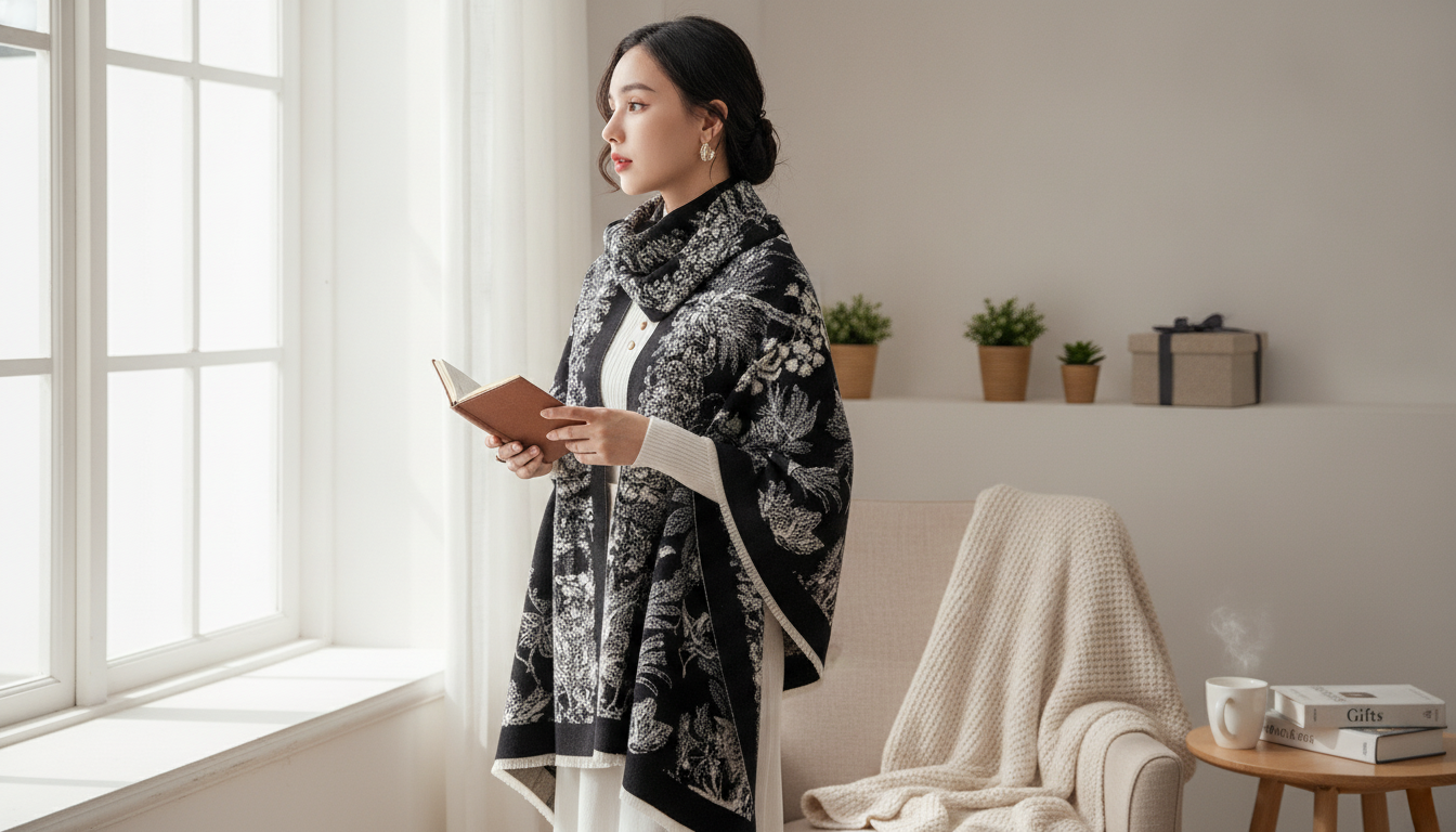 Floral Cashmere Scarf Styling, Care & Gift Guide