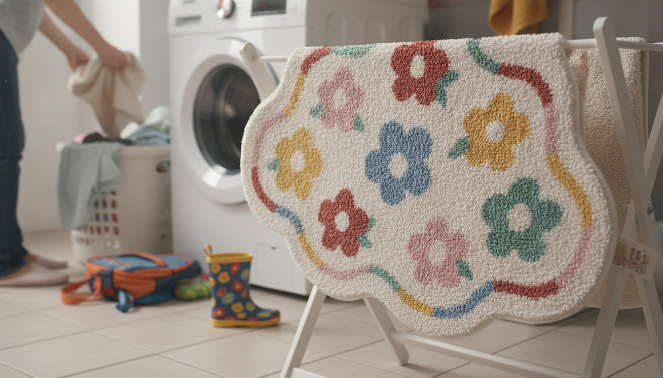 Dry a Tufted Bath Mat Safely: No Flat Tufts