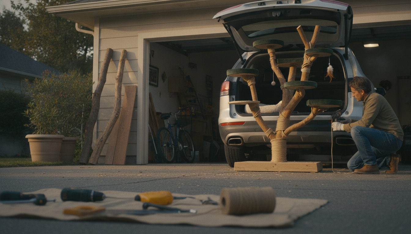 DIY Branch Cat Tree: Safe, Stable, Cat-Approved Build
