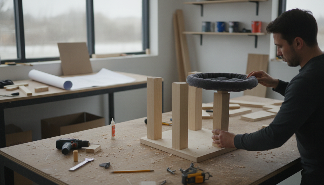 Build a Wooden Cat Tree: Plans, Posts, and Platforms