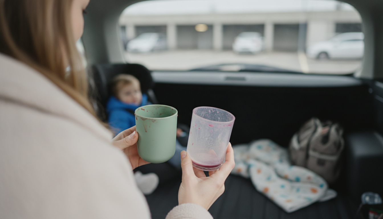 Solid vs Clear Training Cups: Which Hides Stains Better?