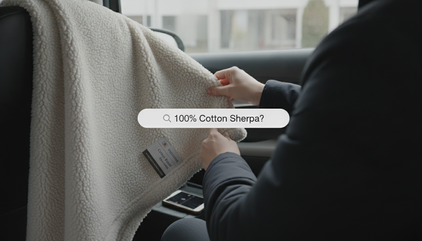 Can Sherpa Be 100% Cotton? What Labels Really Mean