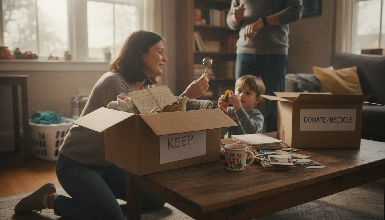 Use the 90/90 Rule to Declutter Sentimental Stuff