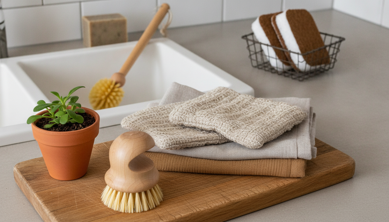 Eco Alternatives to Dish Sponges: 4 Reusable Swaps
