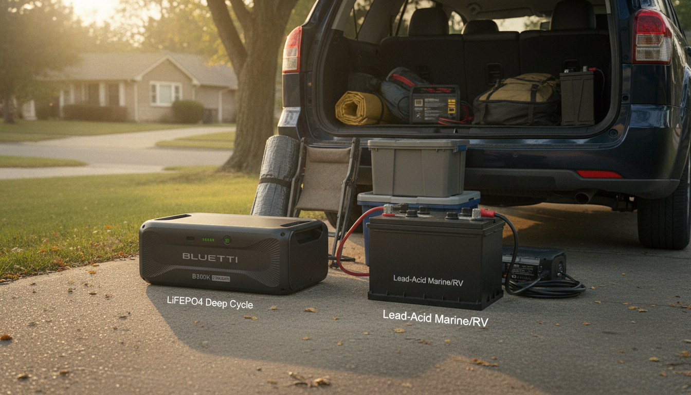 Best Off-Grid Battery Type: LiFePO4 vs Lead-Acid