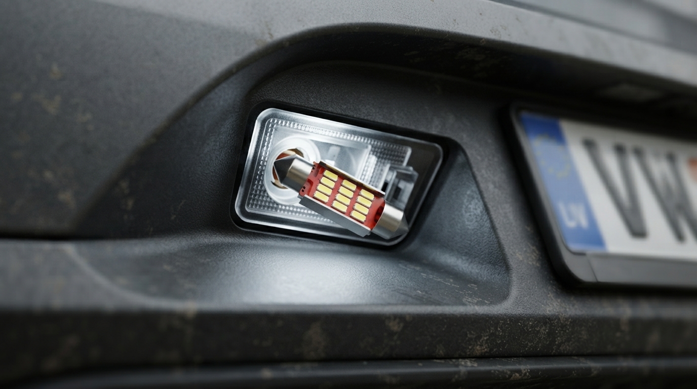 VW 36mm CANbus LED Festoon Bulbs (2pc) for Plate
