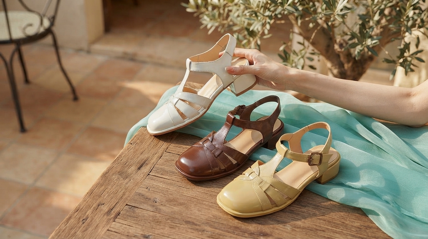 Retro Leather Gladiator Sandals for Women: Fit & Style