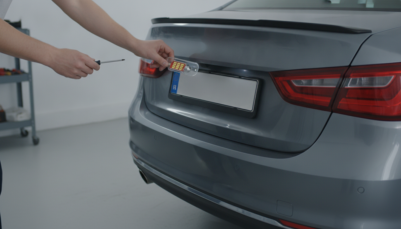 License Plate Light Out: Is It Illegal & How to Fix