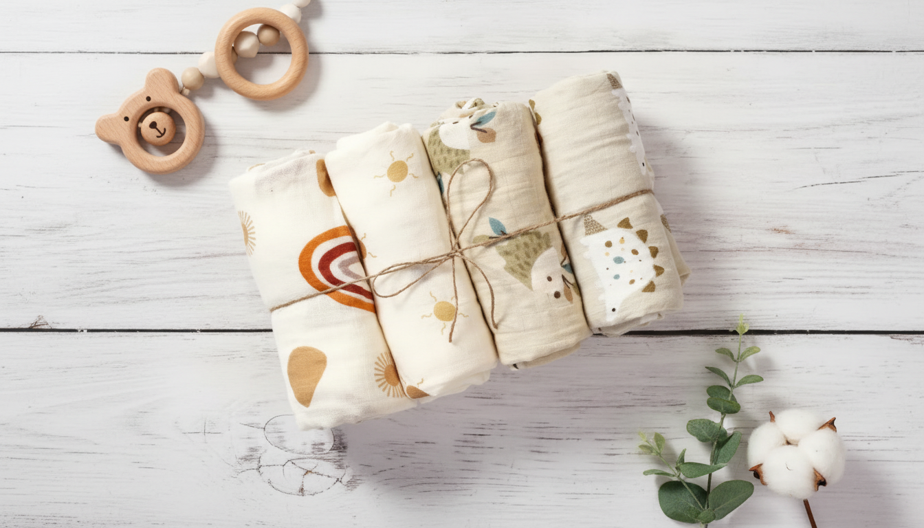 Cotton vs Bamboo Muslin Swaddles: Key Differences